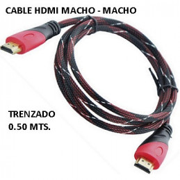 CABLE HDMI-HDMI M/M  0.50 MTS.