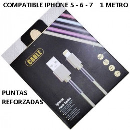 CABLE IPHONE 5 - 6 - 7...