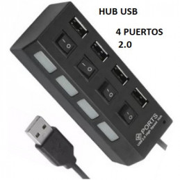 HUB USB 1 * 4 PUERTOS 2.0...