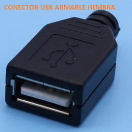 CONECTOR USB - A HEMBRA