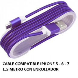 CABLE IPHONE 5 - 6 - 7...