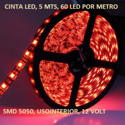 CINTA LED  5.00 MTS. 12...