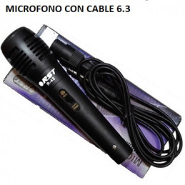 MICROFONO  6.3 CON CABLE...
