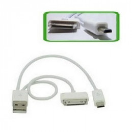 CABLE IPHONE 4/MICRO 5...