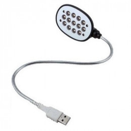 LAMPARA USB FLEXIBLE 13 LED...